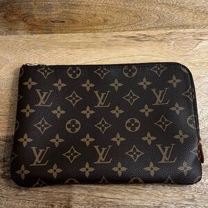 Louis Vuitton Etui Voyage Monogram Canvas Zip Pouch